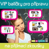 článek VIP balíčky příprava na přijímací zkoušky 2015