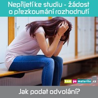články odvolání nepřijetí vš